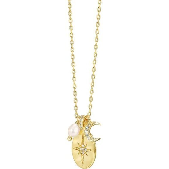 14K Gold Plated Cluster Engraved Coin Pendant | Byzantine Coin Necklace | - Picture 4 of 10